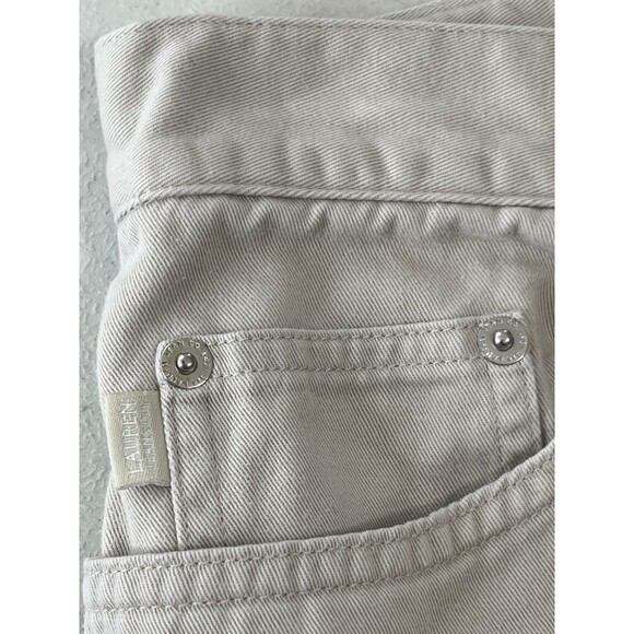 Lauren Jeans Co. Ralph Lauren Capris Womens 10 (30 X 20) Cotton Khaki - Picture 6 of 8